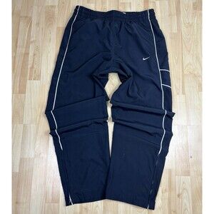 Men’s Y2K Nike Sweat Pants / Track Pants / Navy / White / Size Large